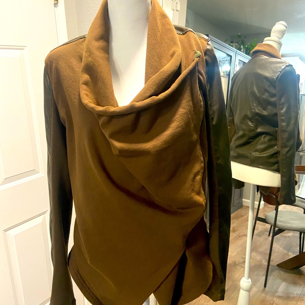 Blank NYC dropped zip-up jacket